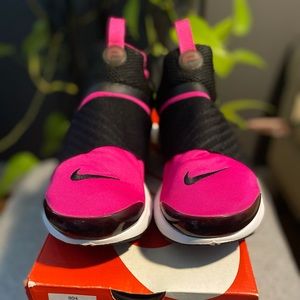 Hot Pink and Black Nike Presto Extreme